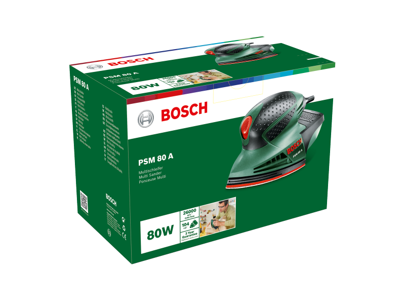 Večnamenski brusilnik Bosch PSM 80 A, 0603354000